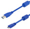 L-COM U3A00010-075M Cable USB 3.0 A-MICRO B Plug 0.75M/BLU