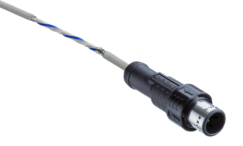 Amphenol LTW AD-02BFFM-QL8P05 Sensor Cable SPE Receptacle Free End 2 Positions 5 m 16.4 ft X-Lok Series