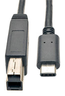 TRIPP-LITE U422-003 USB Cable 3.1 Type C-3.0 B Plug 0.9M