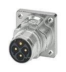 Phoenix Contact M17-3EP1N8AW500S Circular Connector Panel Mount Receptacle 3 Contacts Crimp Pin - Not Supplied