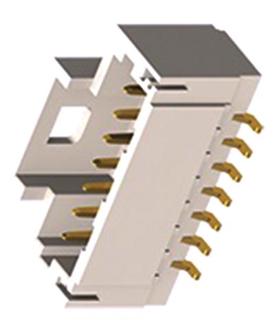 Samtec T1M-02-F-SH-L-K Pin Header Wire-to-Board 1 mm Rows 2 Contacts Surface Mount Right Angle T1M Series New