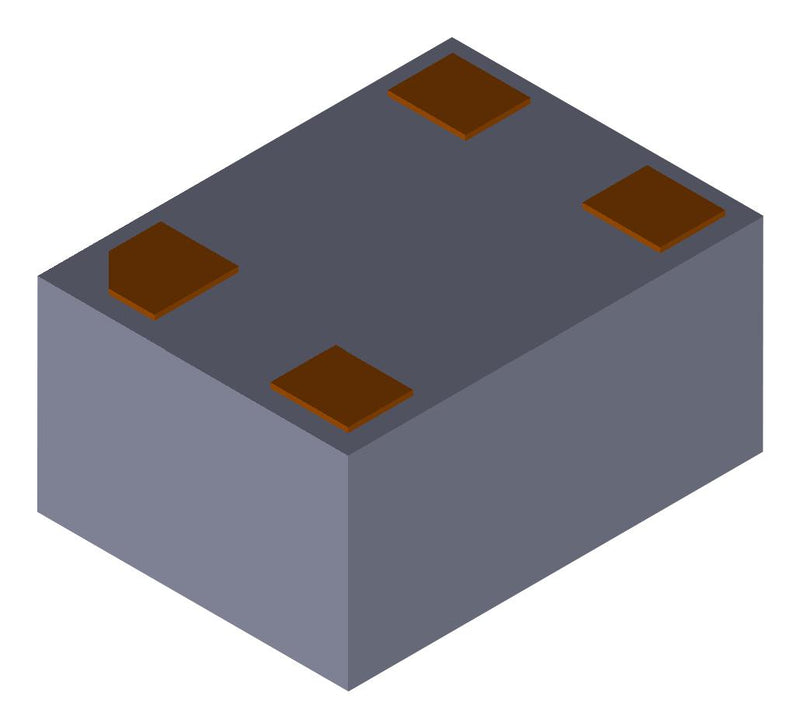 Abracon AMPDGFH-A13T Mems Configurable Oscillator 6.1298496 MHz to 6.16791 SMD 1.6mm x 1.2mm 25 ppm Ampd Series