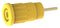 Tenma 72-14236 Banana Test Connector Jack Panel Mount 36 A 1 kV Gold Plated Contacts Yellow