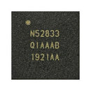 Nordic Semiconductor NRF52833-QIAA-R RF Transceiver 2.4 GHz 2 Mbps AQFN-73 -40 &deg;C to 105