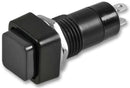 Multicomp PRO MCPS23B-2 MCPS23B-2 Pushbutton Switch 12 mm Spst (On)-Off Square Raised Black