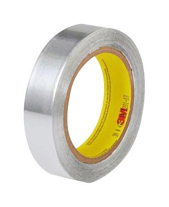 3M 431 SILVER 55M X 25MM Tape Aluminium Foil Conductive Acrylic Adhesive 55 m x 25 mm