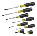 Klein Tools 85078 Screwdriver Set Cushion Grip Phillips Slotted 8 Piece