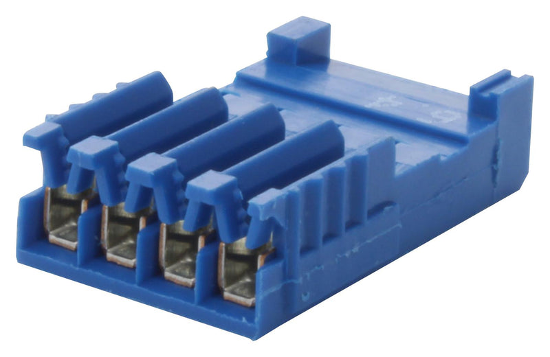 AMP - TE Connectivity 281783-4 IDC Connector Receptacle Female 2.54 mm 1 Row 4 Contacts Cable Mount