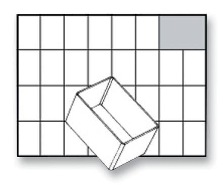 Raaco 105590 Insert for Assorter Boxes A8-1 250 Series 47mm x 55mm 79mm