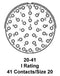 Amphenol Industrial PT02A-20-41S PT02A-20-41S Circular Conn Rcpt Size 20 41POS BOX