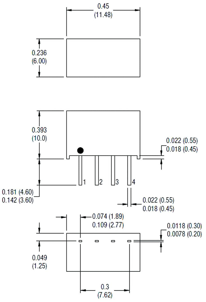 Murata Power Solutions NME1215SC NME1215SC Isolated Through Hole DC/DC Converter ITE 1:1 1 W Output 15 V 66 mA