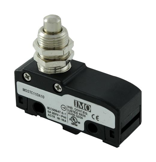 IMO Precision Controls MSSTC11DA10 Microswitch Plunger SPST-NO SPST-NC Screw 6 A