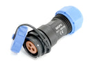 Multicomp PRO MP007670 MP007670 Circular Connector w/ Cap MP SY17 Cable Mount Receptacle 3 Contacts