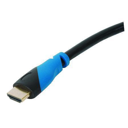 Stellar Labs 24-14706 6FT High Speed Hdmi V1.4 CL3 Inwall 30AWG Gold BLU 85W1300