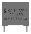 Kemet R71VN422050H6K R71VN422050H6K General Purpose Film Capacitor Metallized PP Radial Box - 2 Pin 2.2 &Acirc;&micro;F &Acirc;&plusmn; 10% 200 V 520