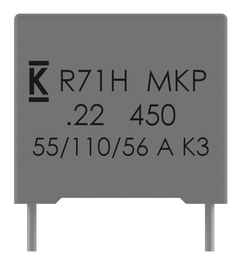 Kemet R71VI368050H6K R71VI368050H6K General Purpose Film Capacitor Metallized PP Radial Box - 2 Pin 0.68 &Acirc;&micro;F &Acirc;&plusmn; 10% 200 V 520