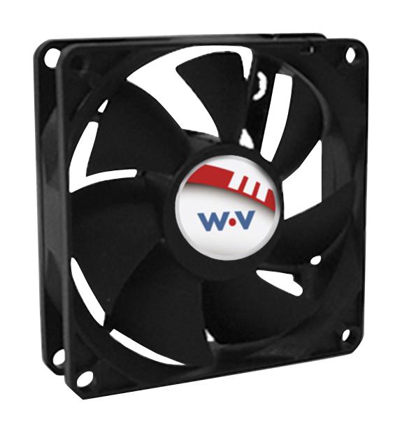 Wakefield Solutions DC0802012U2B-2T0 Axial FAN 80MM 12VDC 51.2CFM 43DBA