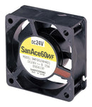 Sanyo Denki 9WF0624H401 9WF0624H401 DC Axial Fan 24 V Square 60 mm 25 Ball Bearing 23.66 CFM