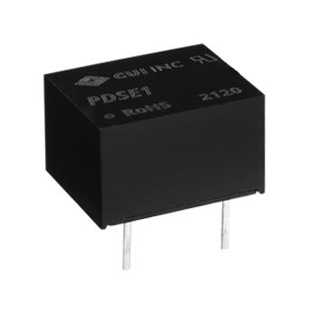 CUI PDSE1-S24-S3-D PDSE1-S24-S3-D Isolated Through Hole DC/DC Converter ITE 1:1 1 W Output 3.3 V 303 mA