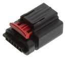 TE Connectivity 1438153-5 Automotive Connector Housing 0 Get 0.64 Series Receptacle 6 Ways