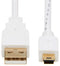 TRIPP-LITE U030AB-003-WH U030AB-003-WH USB Cable 2.0 Type A-MINI B Plug 3FT