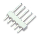 MOLEX 22-03-2061 KK 254 Wire-to-Board Header, Single Row, Vertical, 6 Way, PA Polyamide Nylon, Tin (Sn) Plating