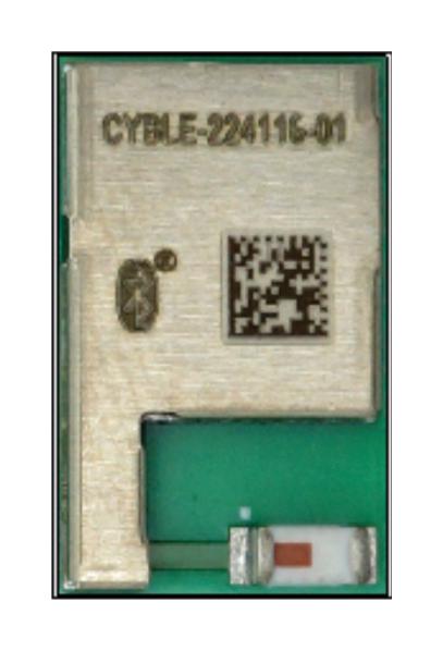 Cypress Semiconductor CYBLE-224116-01 Bluetooth 4.2 Module 2V to 3.6V Supply 450m Range 1Mbps -95dBm Sensitivity