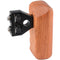 CAMVATE Right Hand Wood Handle Grip with Thumbscrew Connector for Select DV and DSLR Camera Cages (Rosewood)