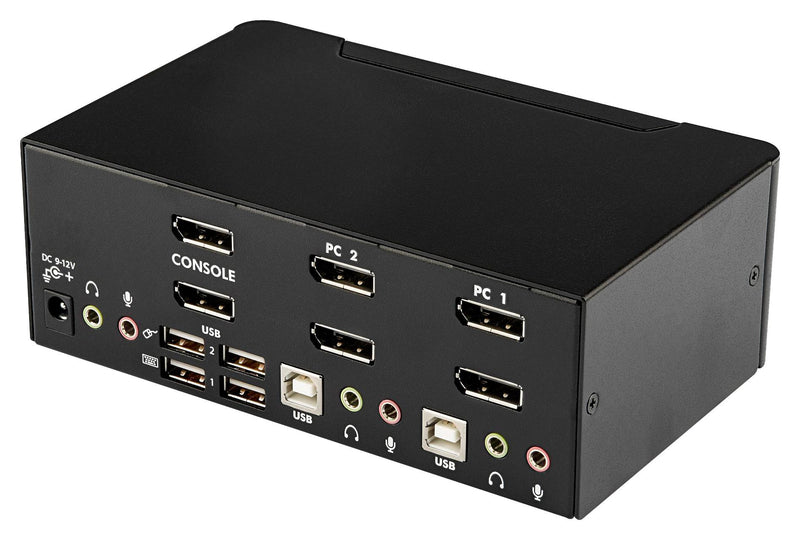 Startech SV231DPDDUA2 Computer Switch Automatic KVM 2 Ways Black