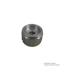 Multicomp 25T-2T 25T-2T Knob Round Shaft 6.35 mm Aluminium With Top Indicator Line 25