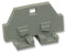 WAGO 261-361 End Cover, for Use with Wago Standard Chassis Mount Blocks, Grey