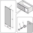 Schroff 20838-111 Panel 3U 7HP Pack 5 Aluminium Unfinished Subracks and 19" Cases 128.4 mm 35.56