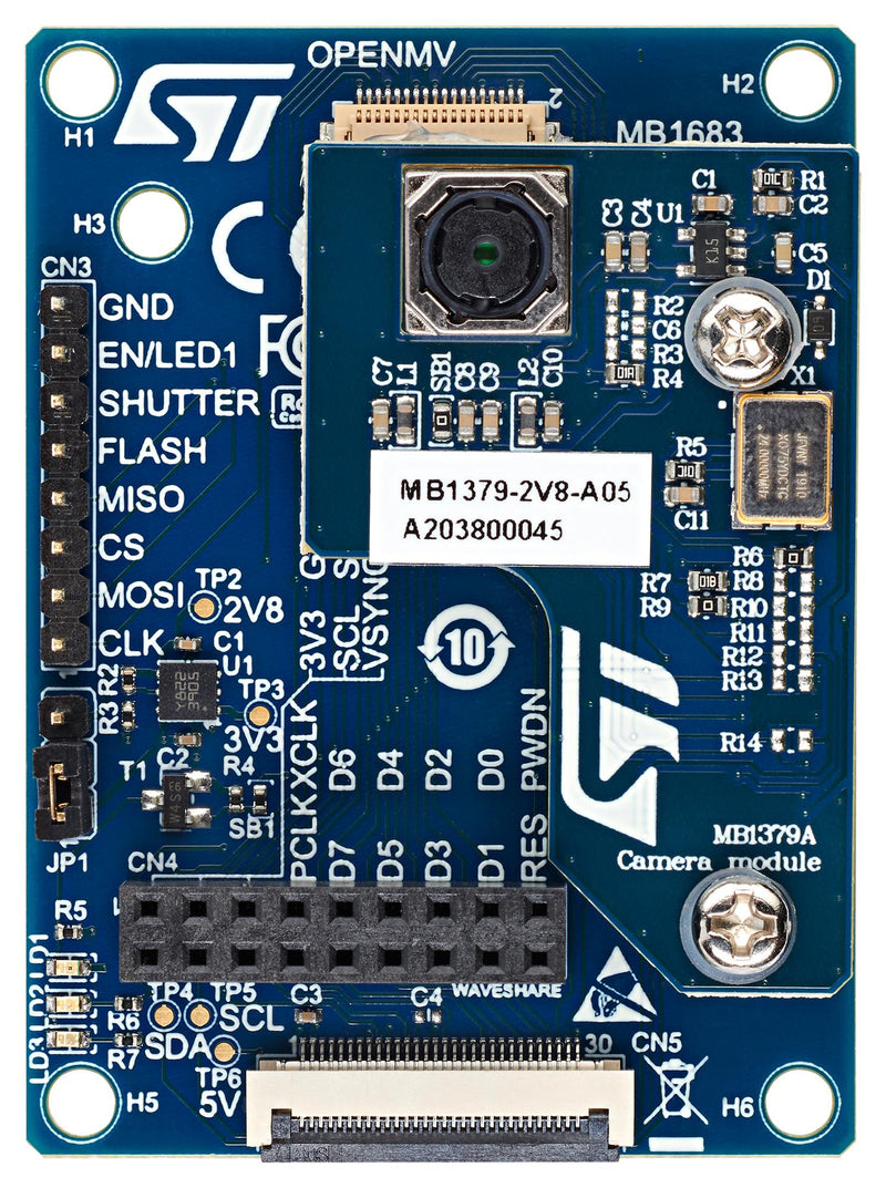 Stmicroelectronics B-CAMS-OMV Adapter Board Camera Module MB1683 STM32 Discovery Kits and Evaluation Boards