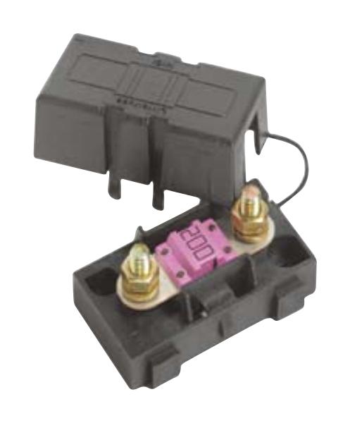 Littelfuse 0498900.TXN Fuseholder Automotive Blade 1 Fuse 200 A 32 VAC VDC Midi BF1 Bolt Down