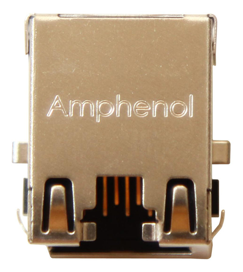 Amphenol Communications Solutions RJE72-188-1401 Modular Connector RJ45 Jack 1 x (Port) 8P8C Cat5e Through Hole Mount