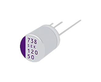 Panasonic 50SEK68M Polymer Aluminium Electrolytic Capacitor 68 &Acirc;&micro;F 50 V Radial Leaded 0.025 ohm