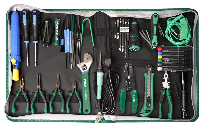 Proskit Industries PK-2002C Technician Tool Kit 385 mm x 300 55 220 V UK