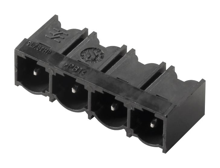 Weidmuller 1059490000 Terminal Block Header 7.62 mm 6 Ways 29 A 630 V Through Hole Right Angle