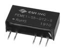 CUI PEME1-S5-D5-S Isolated Through Hole DC/DC Converter ITE 1:1 1 W 2 Output 5 V 100 mA