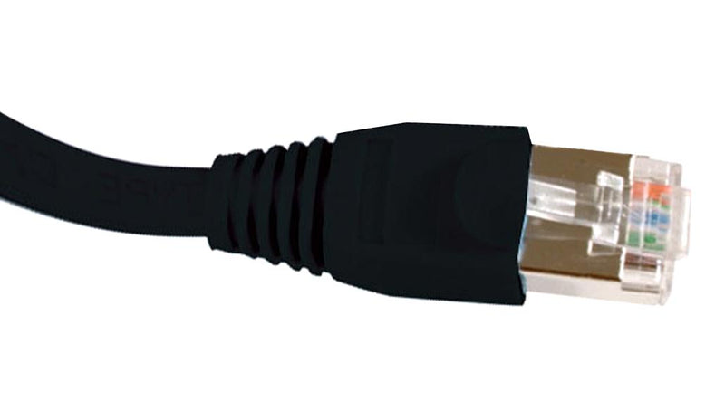 Videk 1962-0.5BK Ethernet Cable Cat5e 500 mm 19.7 " RJ45 Plug to Black