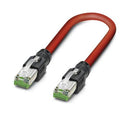 Phoenix Contact NBC-R4AC/02-93K/R4AC Ethernet Cable 300 mm 11.8 " RJ45 Plug to Red