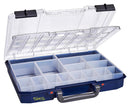 Raaco 145572 Storage Box Transparent Blue PC PP General Purpose 278 mm x 337 58 Carrylite Series