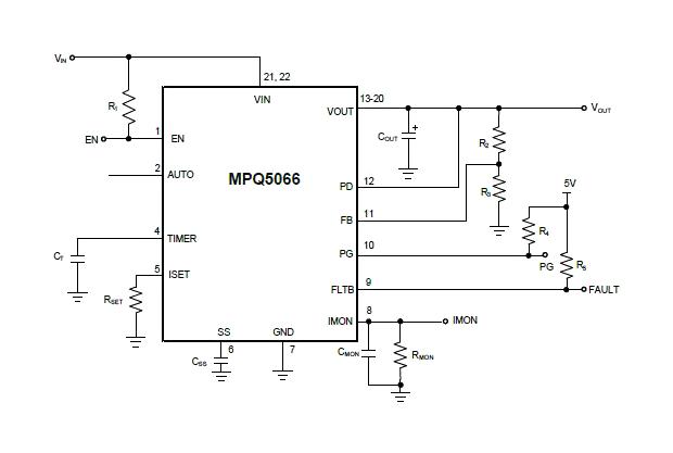 Monolithic Power Systems (MPS) MPQ5066GQV-AEC1-P MPQ5066GQV-AEC1-P HOT-SWAP Ctrl AEC-Q100 -40 TO 125DEG C