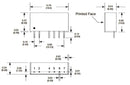 XP Power ITV0515SA Isolated Through Hole DC/DC Converter ITE 1:1 1 W Output 15 V 66.7 mA