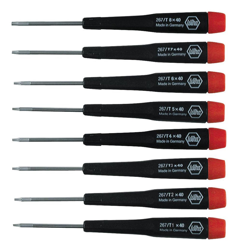 Wiha 26791 Precision Torx Screwdriver 8 PC. SET / BAG 08X6140