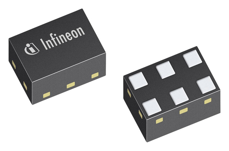 Infineon BGA5H1BN6E6327XTSA1 RF Amplifier 2.3GHz to 2.69GHz 18.1dB Gain 0.7dB Noise 1.5V 3.6V TSNP-6