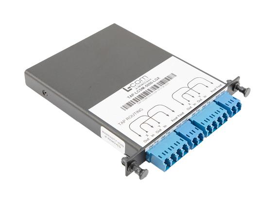 L-COM TAP-LCSM-5050-LGX Fibre Optic Adapter LC-LC Panel