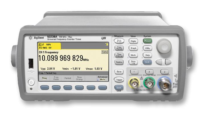 Keysight Technologies 53230A Frequency Counter 10Hz to 350MHz 12 Digits 14 Mvrms 53200A Series