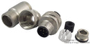 BINDER 99-1487-812-08 Circular Connector, 763 Series, Cable Mount Plug, 8 Contacts, Screw Pin, Metal Body