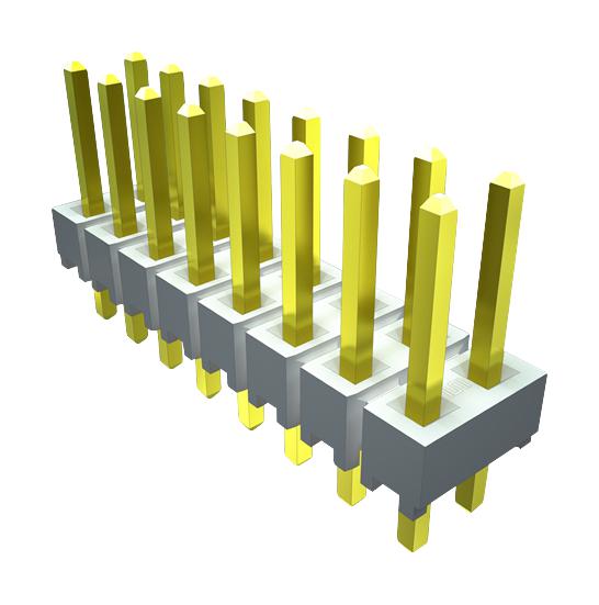 Samtec HTSW-108-07-G-S HTSW-108-07-G-S Pin Header Vertical Board-to-Board 2.54 mm 1 Rows 8 Contacts Through Hole Htsw
